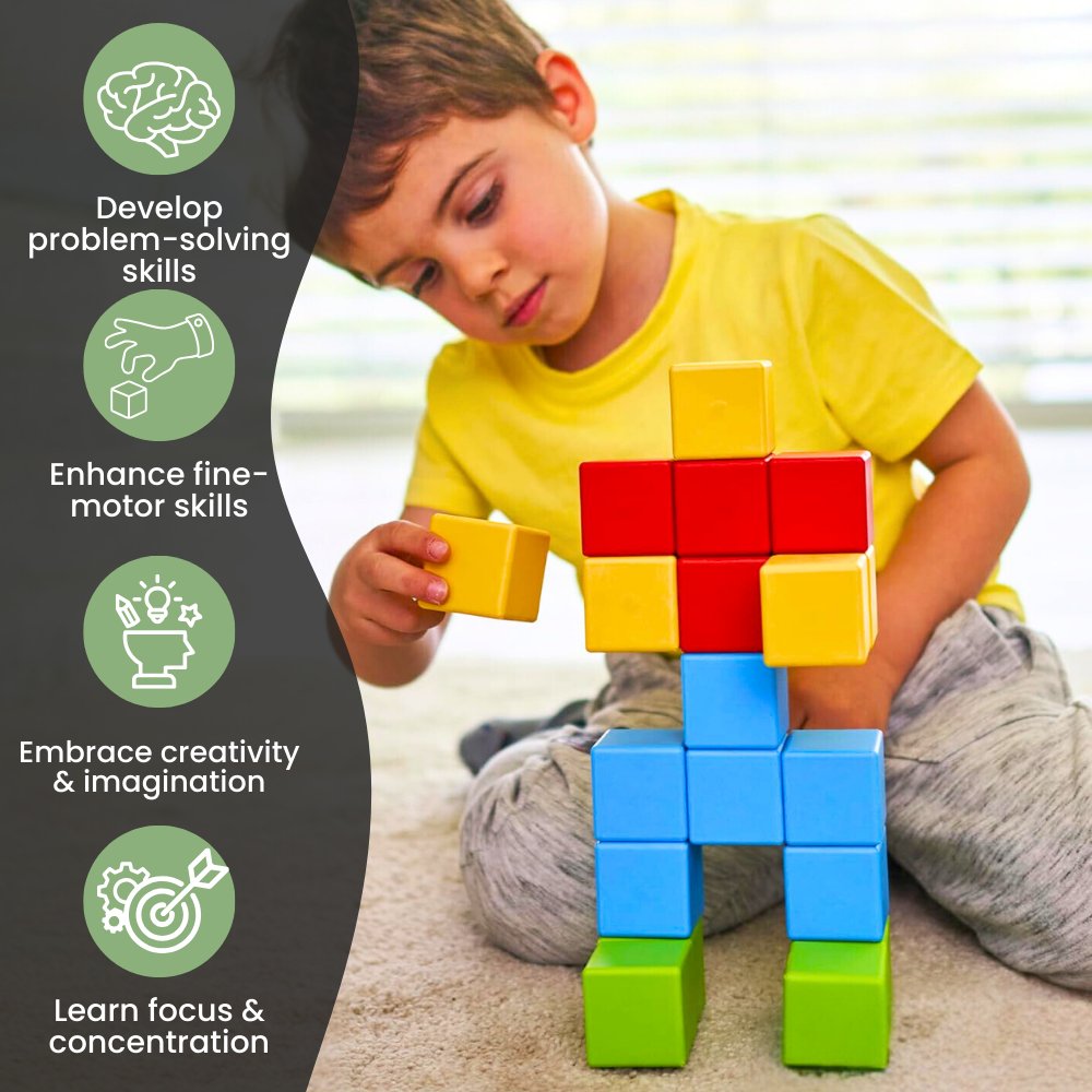 Arrily™ Montessori Magnetic Building Blocks